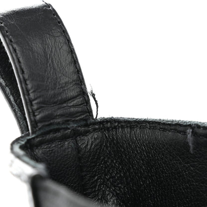 Chanel Crumpled Calfskin Patent Cap Toe Short Boots 41 Black 10 of 12
