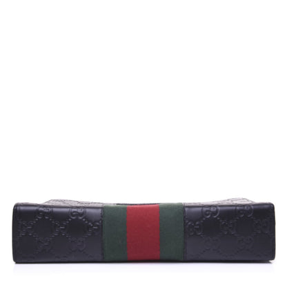 Gucci Guccissima Signature Web New Web Cosmetic Case Black 8 of 13