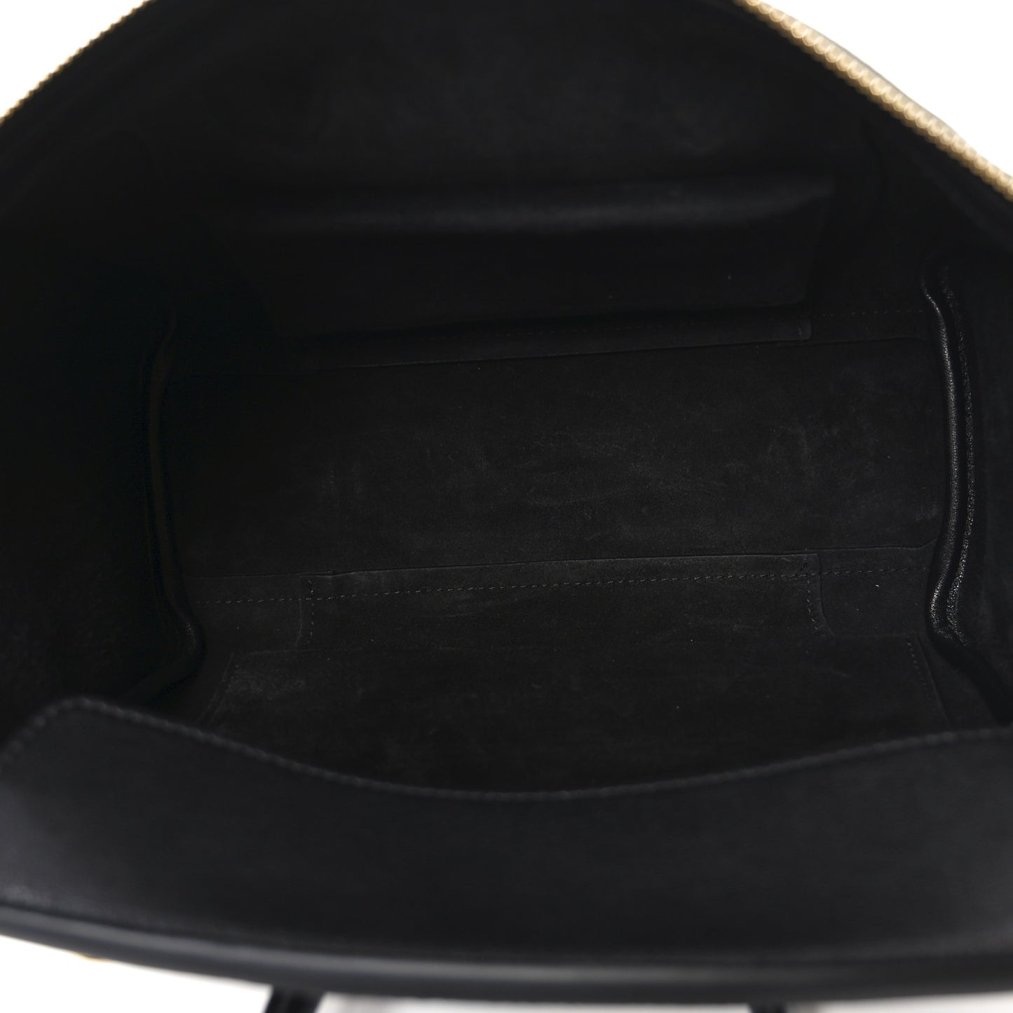 Supple Shiny Lambskin Little New Luggage Black