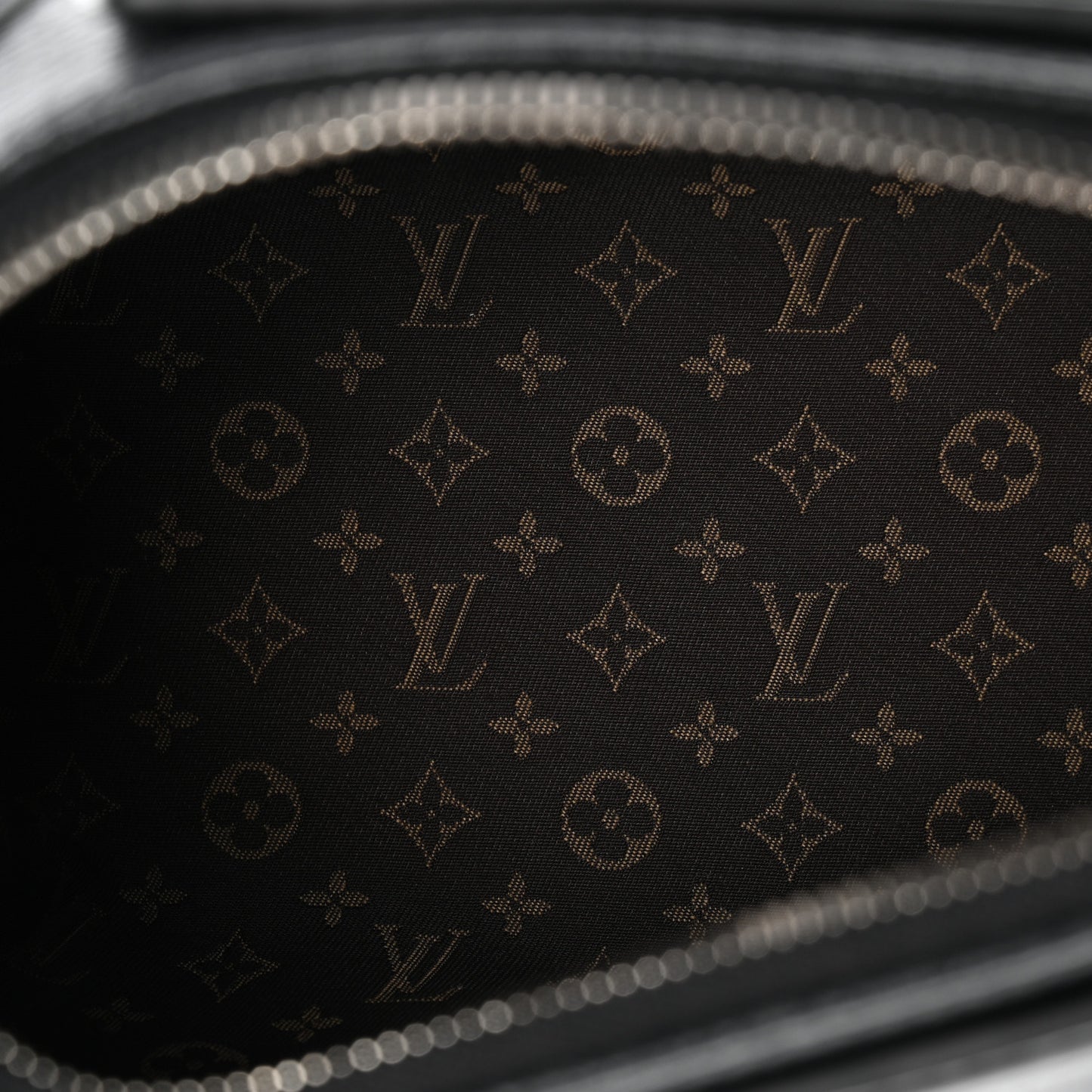 Pixel Lambskin LV Biker PM Black