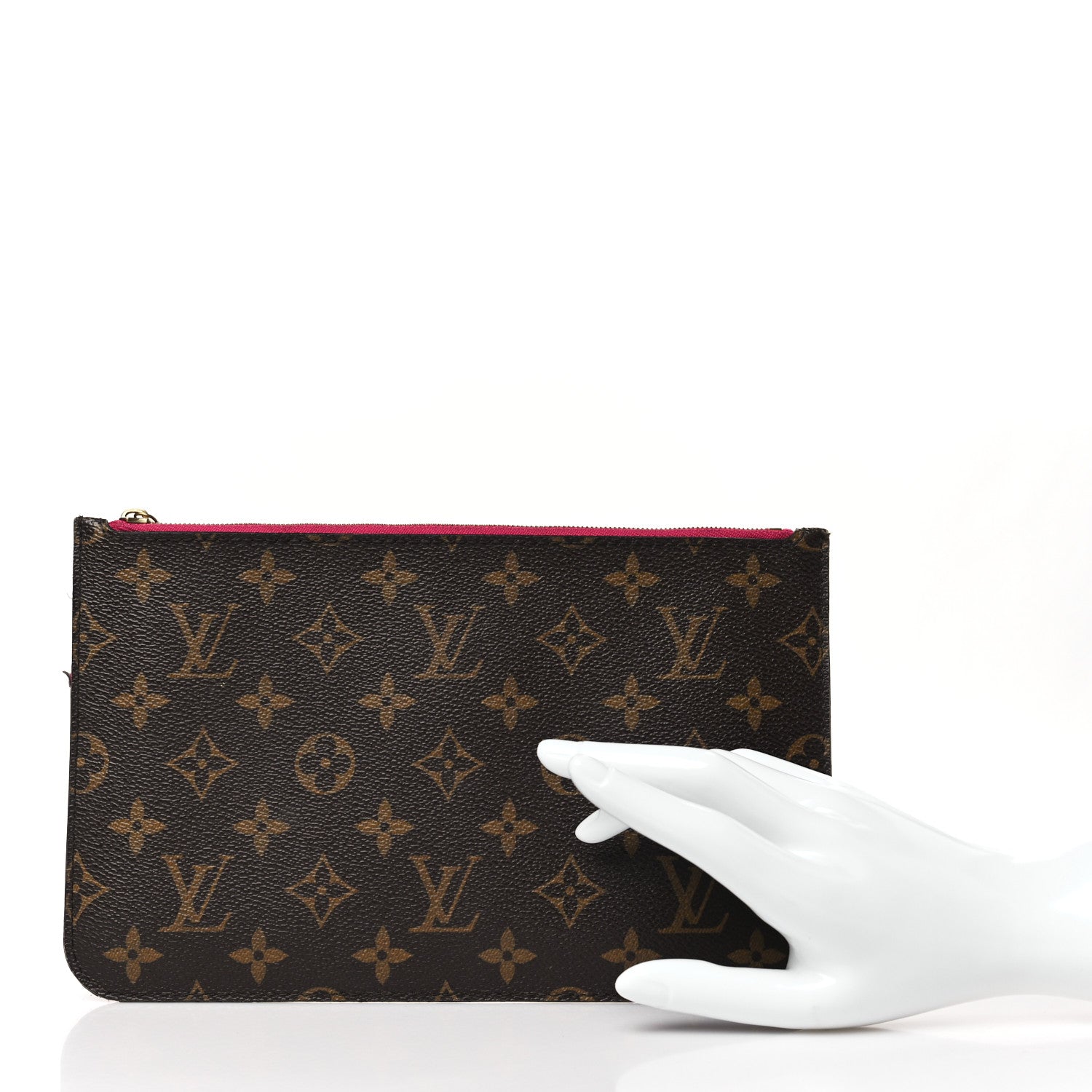 Louis Vuitton Monogram Neverfull MM GM Pochette Pivoine 2 of 12