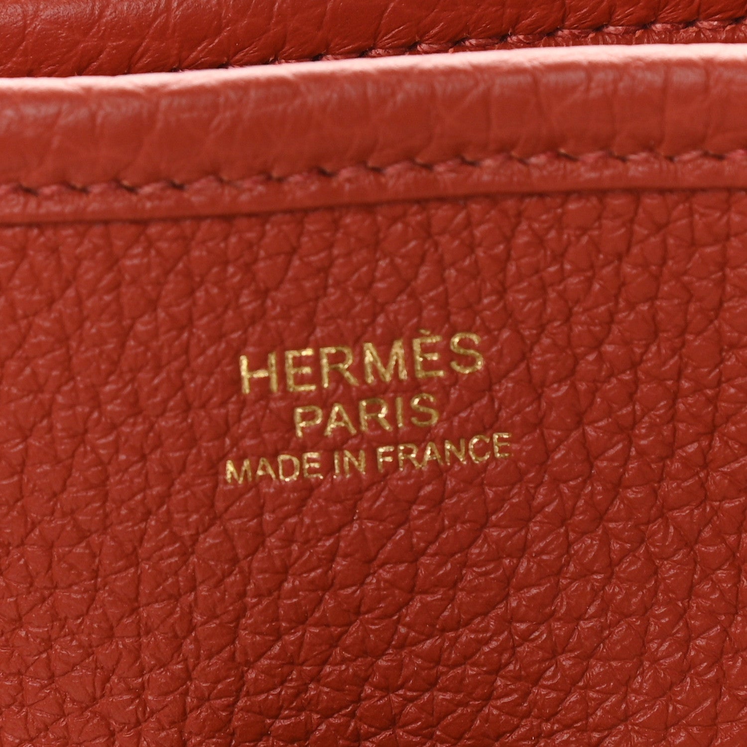 Hermes Taurillon Clemence Evelyne III PM Brique 6 of 9