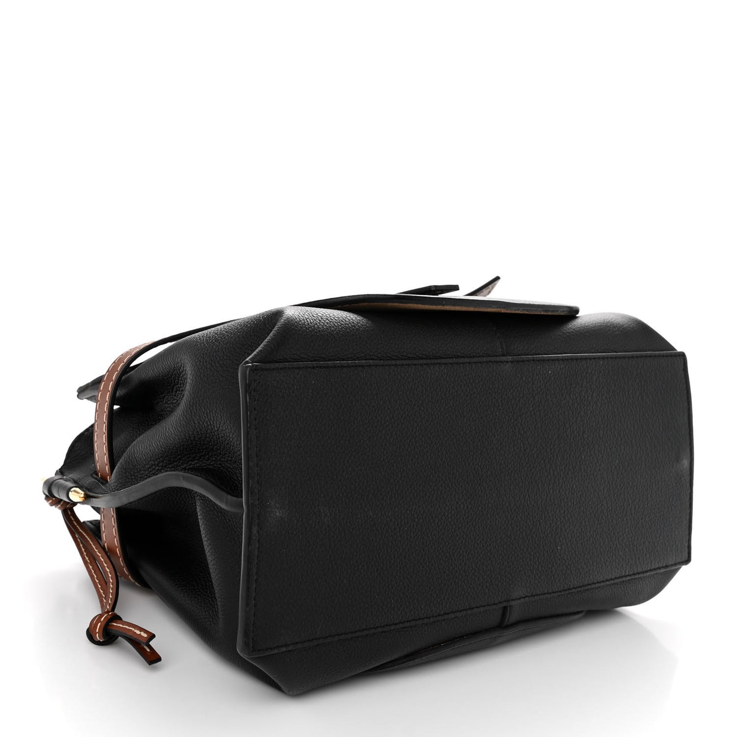 Calfskin Small Gate Tote Pecan Black