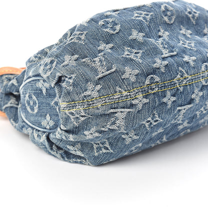 Louis Vuitton Monogram Denim Pleaty Blue 7 of 8