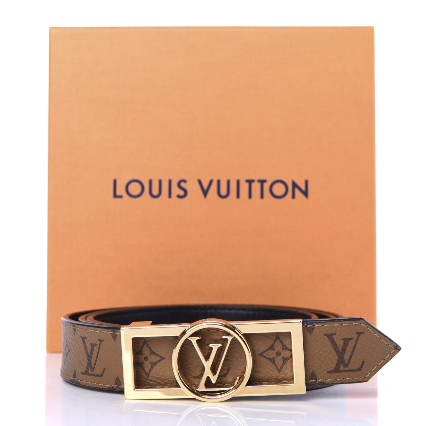 Monogram 25mm Dauphine Reversible Belt 90 36 Black