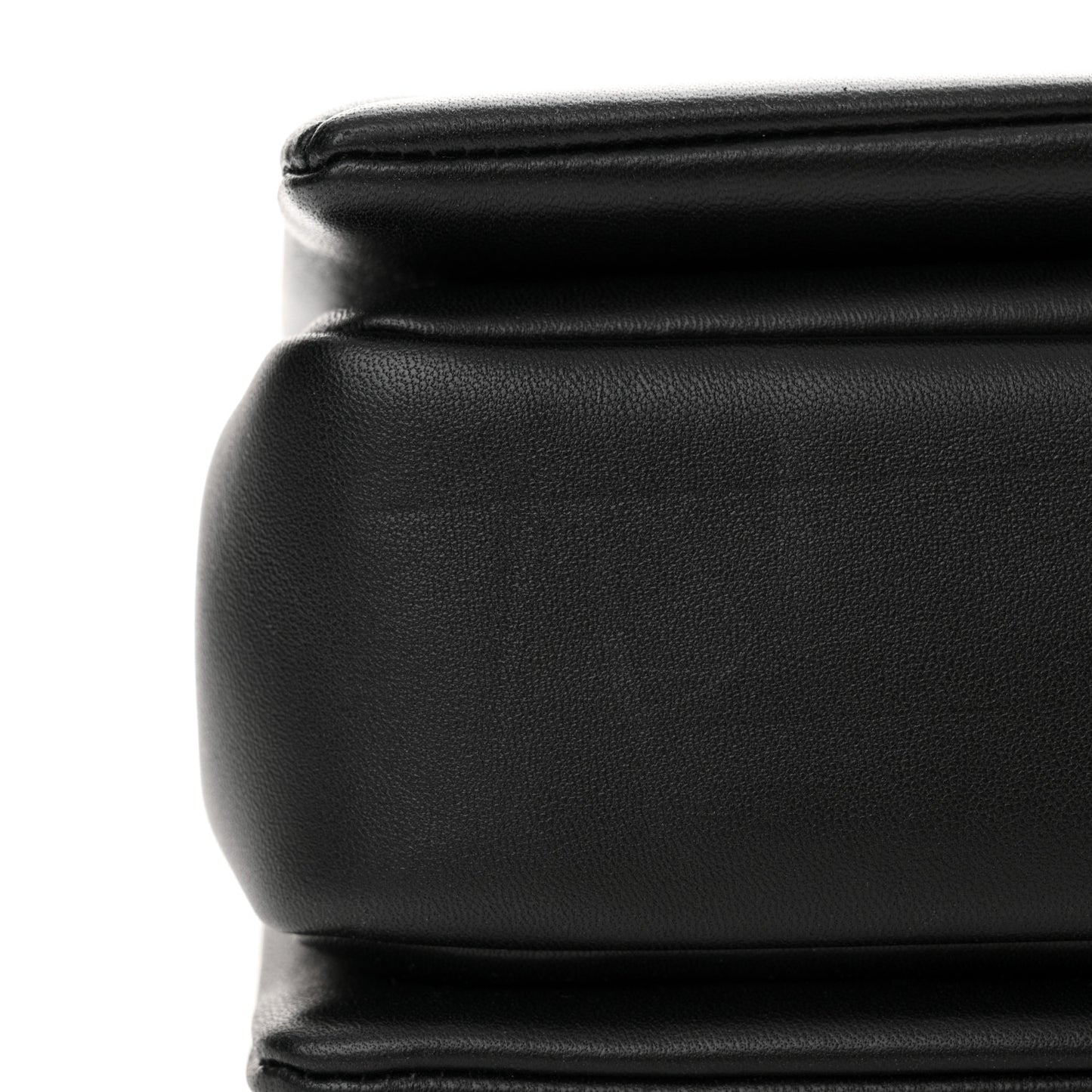 Nappa One Stud Chain Clutch Black