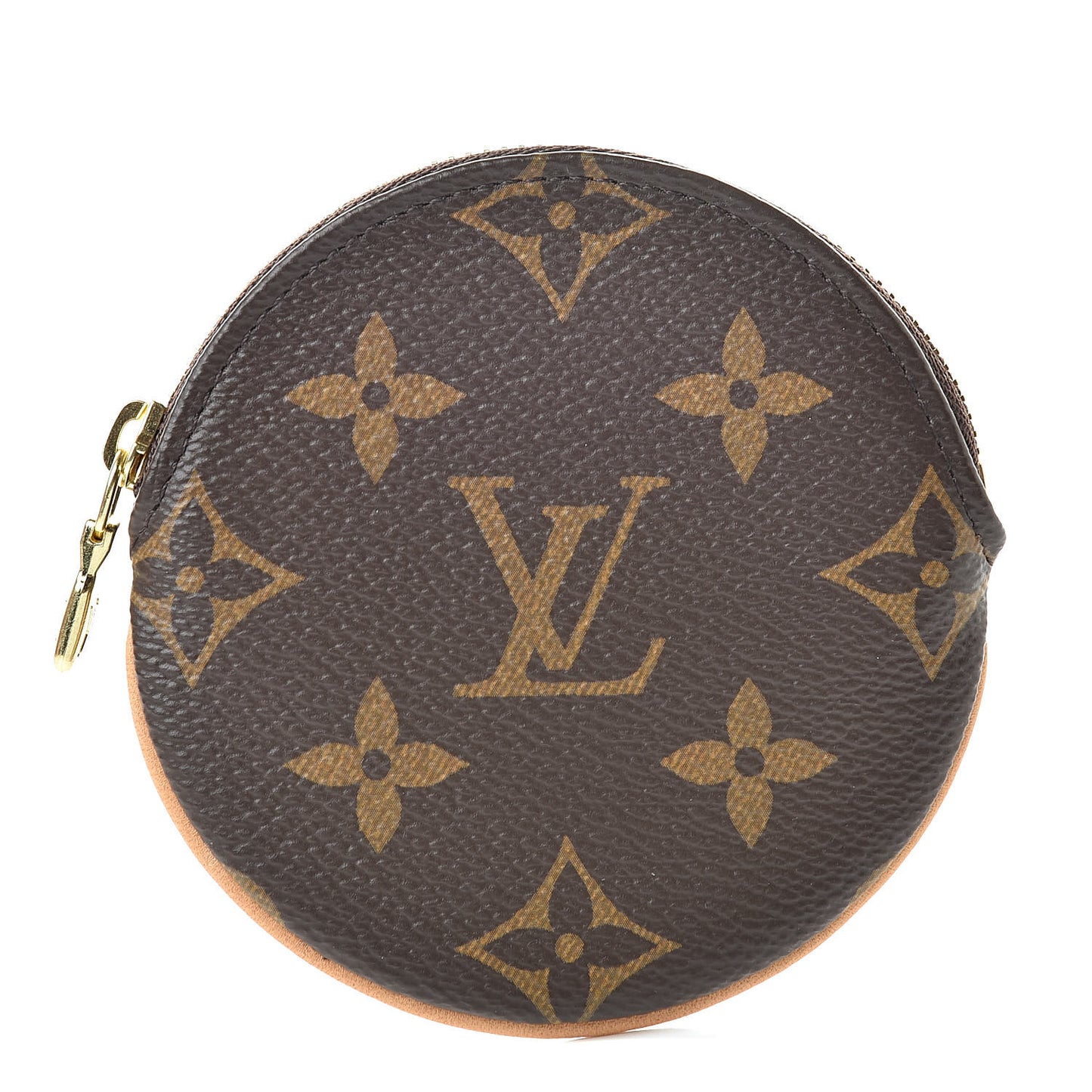Monogram Round Coin Purse