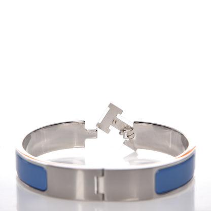 Hermes Enamel Narrow Clic Clac H Bracelet PM Bleu Transat 3 of 5