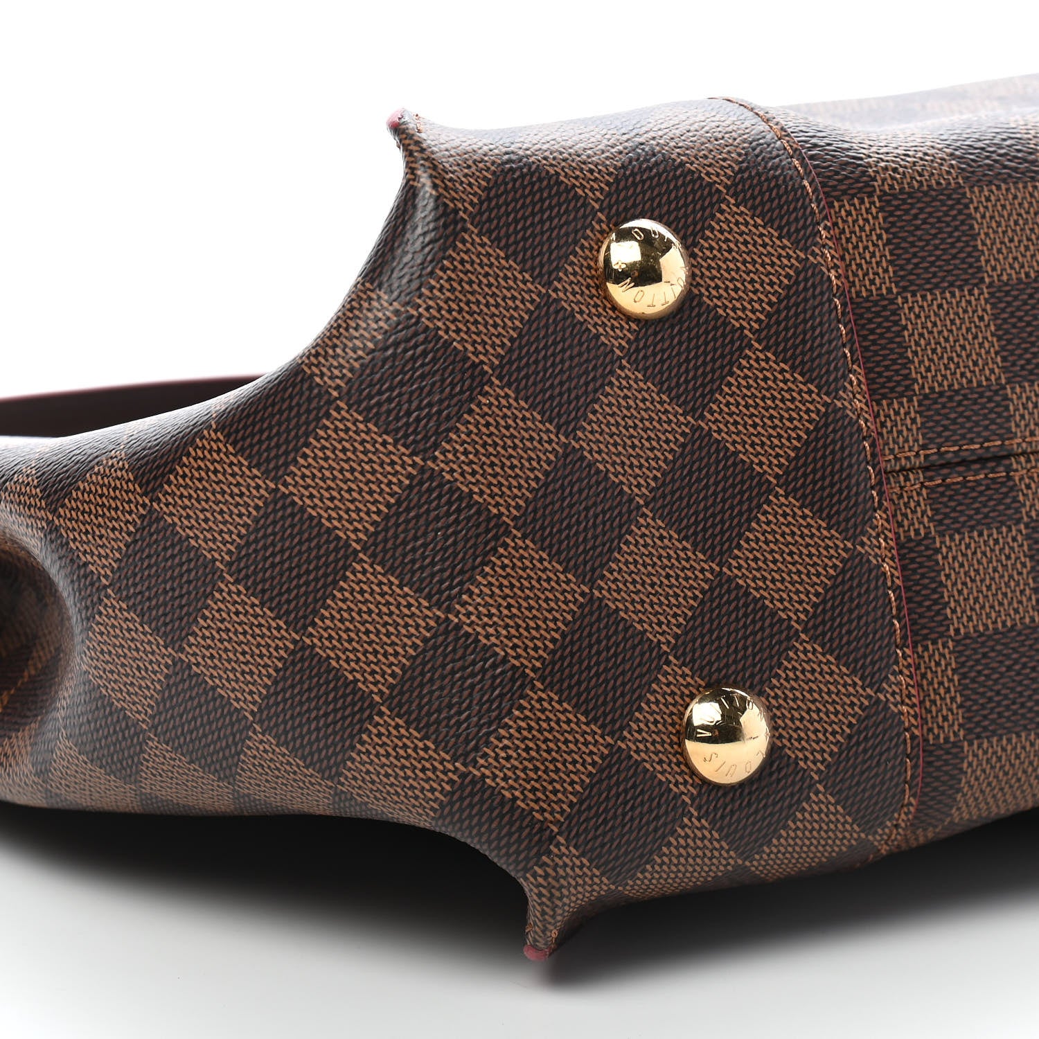 Louis Vuitton Damier Ebene Caissa Hobo Cherry 6 of 9