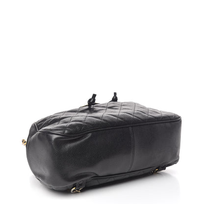 Chanel Caviar Quilted CC Backpack Black 4 of 14