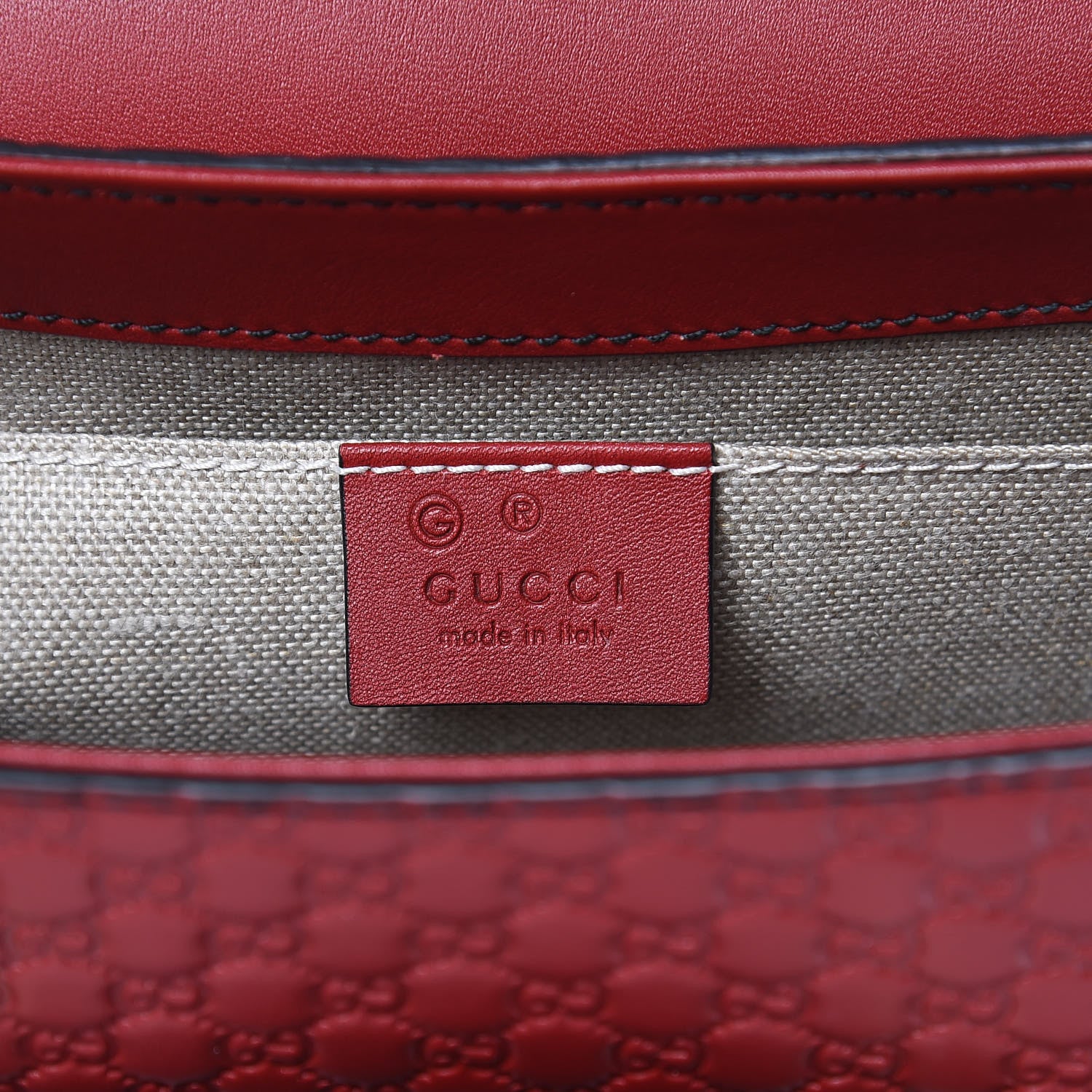 Gucci Microguccissima Medium Emily Chain Shoulder Bag Red 6 of 10