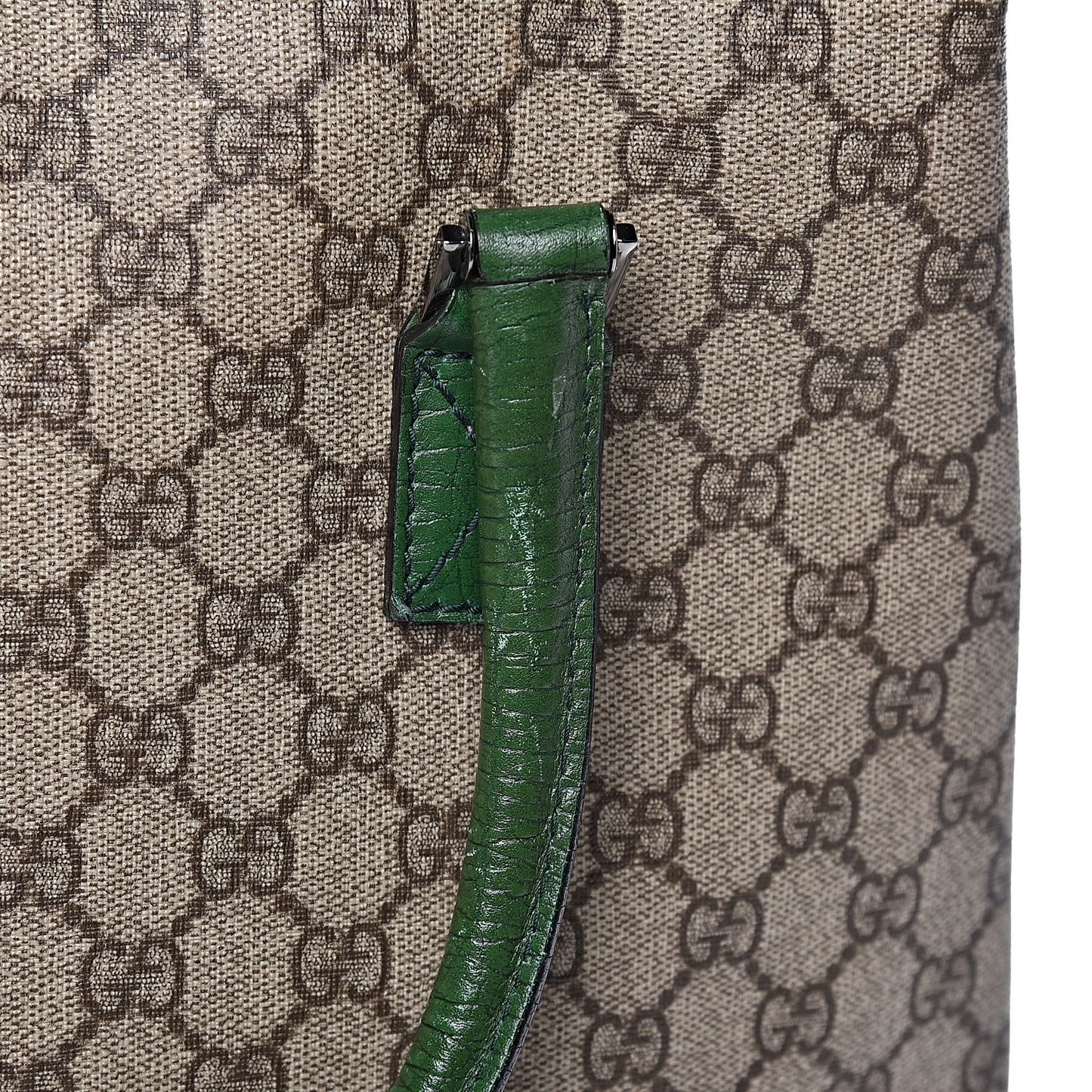 GG Plus Monogram Small Vertical Tote Green