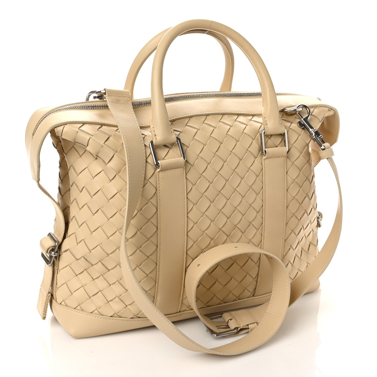 Bottega Veneta Nappa Intrecciato Briefcase Porridge 2 of 8