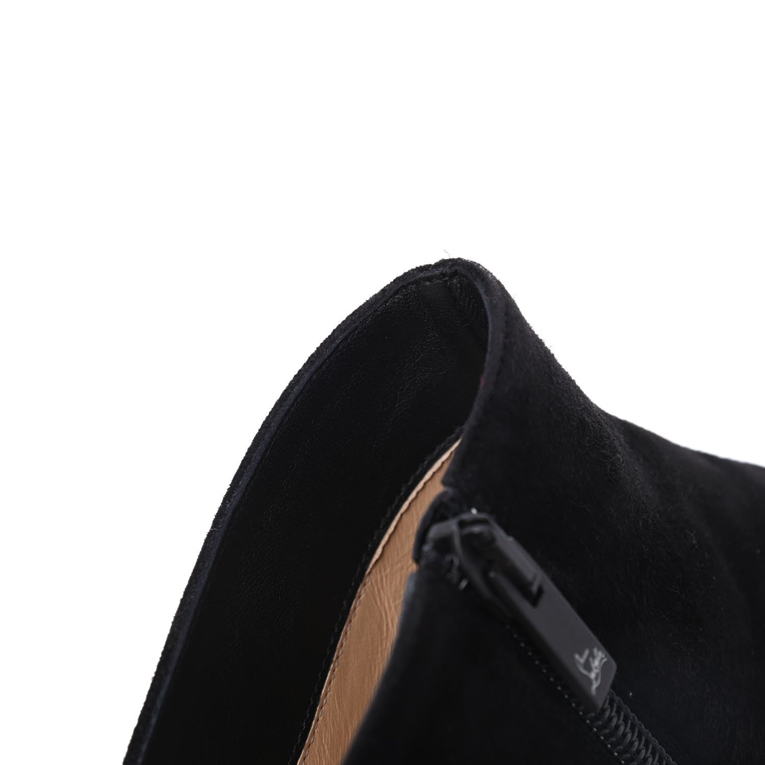 Christian Louboutin Veau Velours Eloise Booty 85 Ankle Boots 41 Black 18 of 23