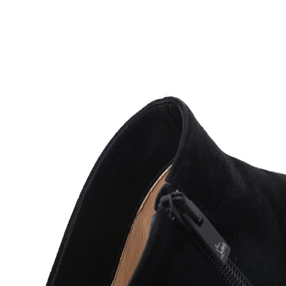 Christian Louboutin Veau Velours Eloise Booty 85 Ankle Boots 41 Black 18 of 23
