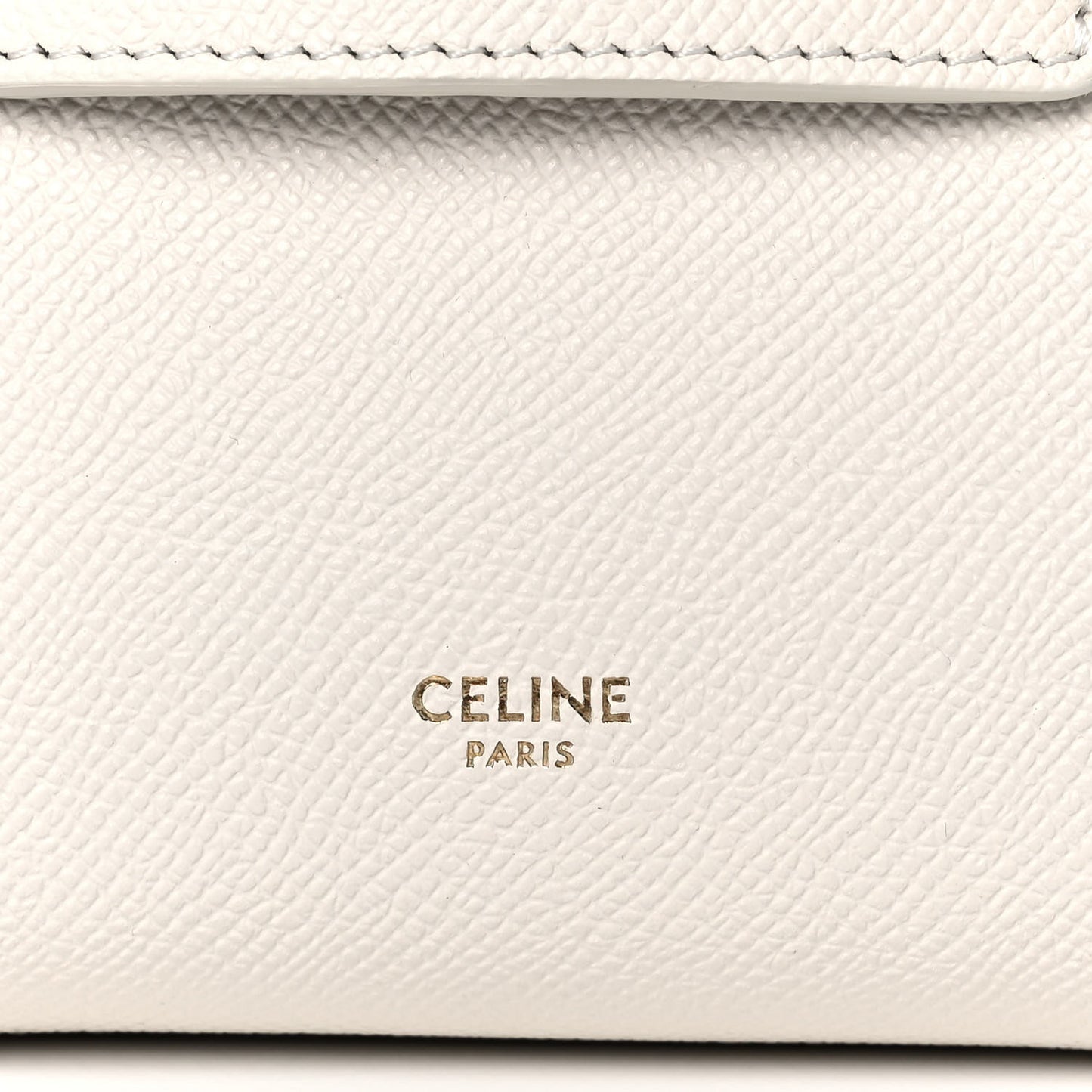 Grained Calfskin Pico Belt Bag Rice