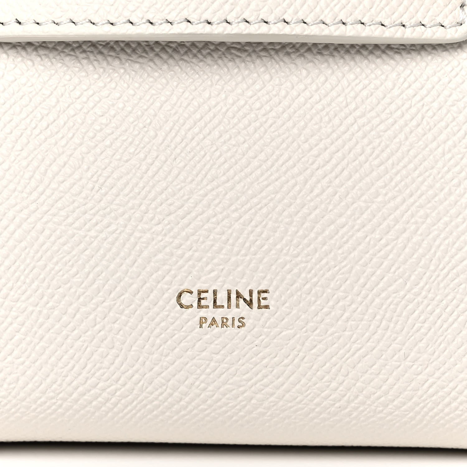 Celine Grained Calfskin Pico Belt Bag Rice 7 of 11