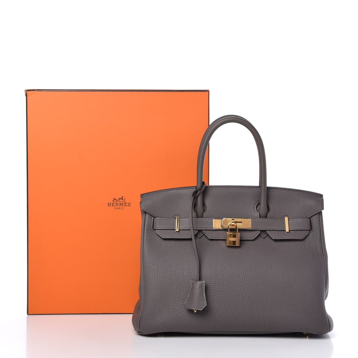 Hermes Togo Birkin 30 Etain 10 of 10