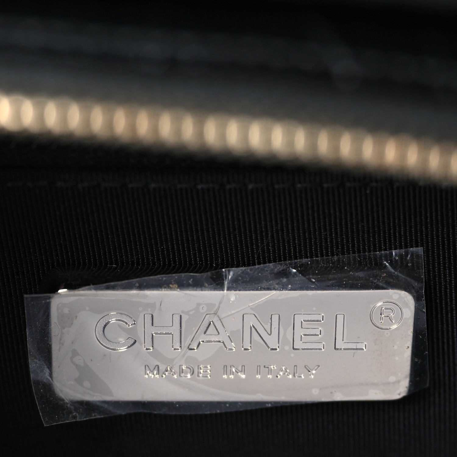 Chanel Crocodile Embossed Calfskin Medium Gabrielle Cocodile Hobo Black 6 of 9
