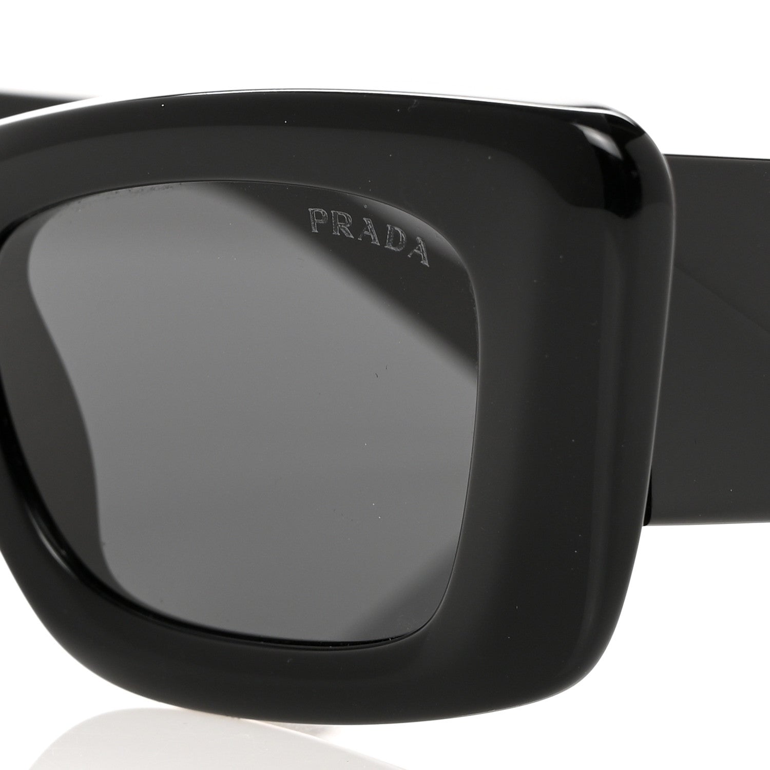 Prada Acetate Symbole Sunglasses SPR 13Z Black 7 of 8