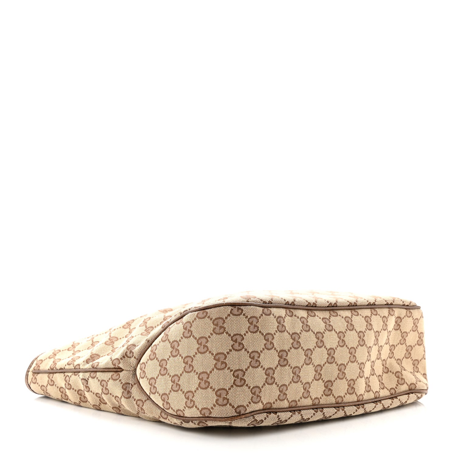 Gucci Monogram Piston Lock Tote Brown 4 of 13