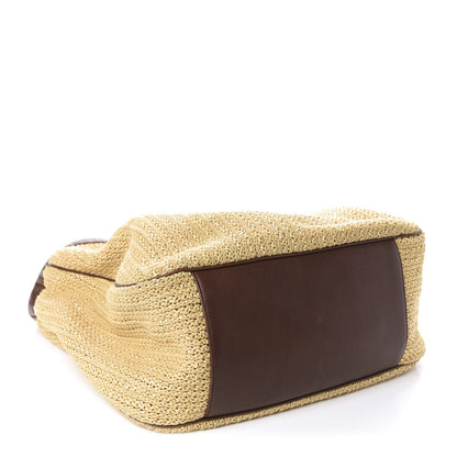 Saint Laurent Raffia Large Roady Natural Brown 4 of 10