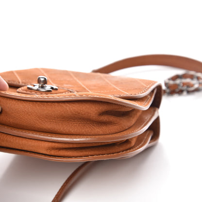 Chanel Suede Coco Twin Small Flap Marron 10 of 15
