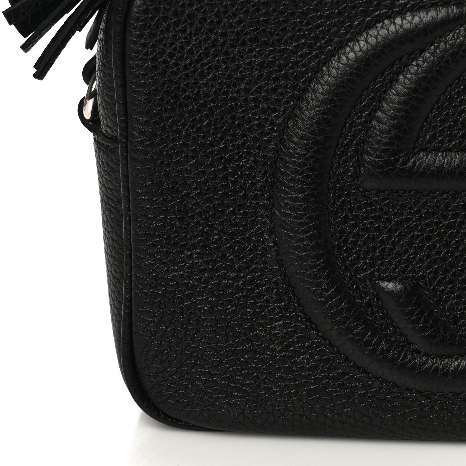 Gucci Pebbled Calfskin Small Soho Disco Bag Black 12 of 13