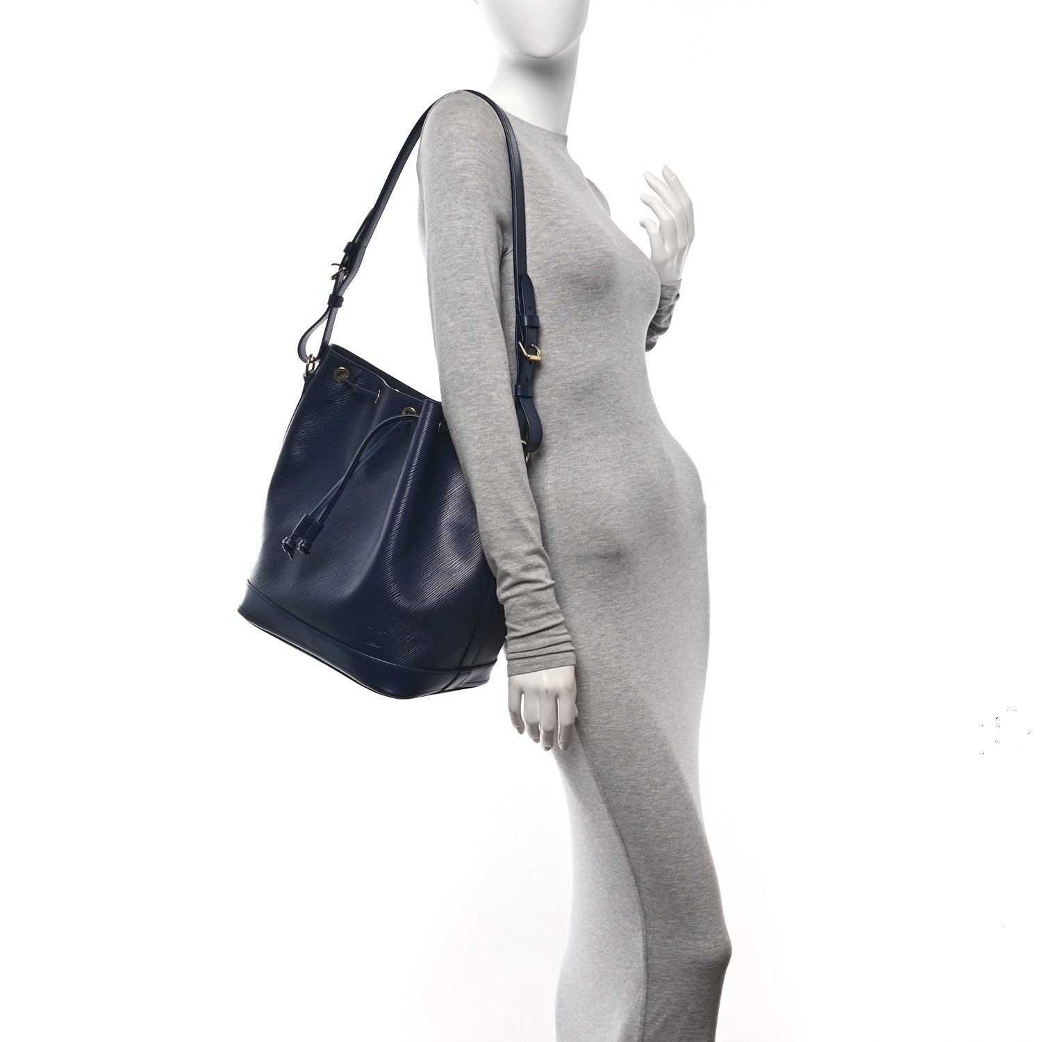 Louis Vuitton Epi Noe MM Navy 2 of 11