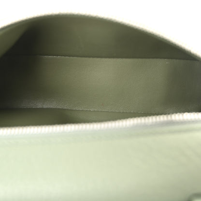 Loro Piana Grained Calfskin L19 Extra Pocket Pouch Sage Brush Leaves 5 of 9