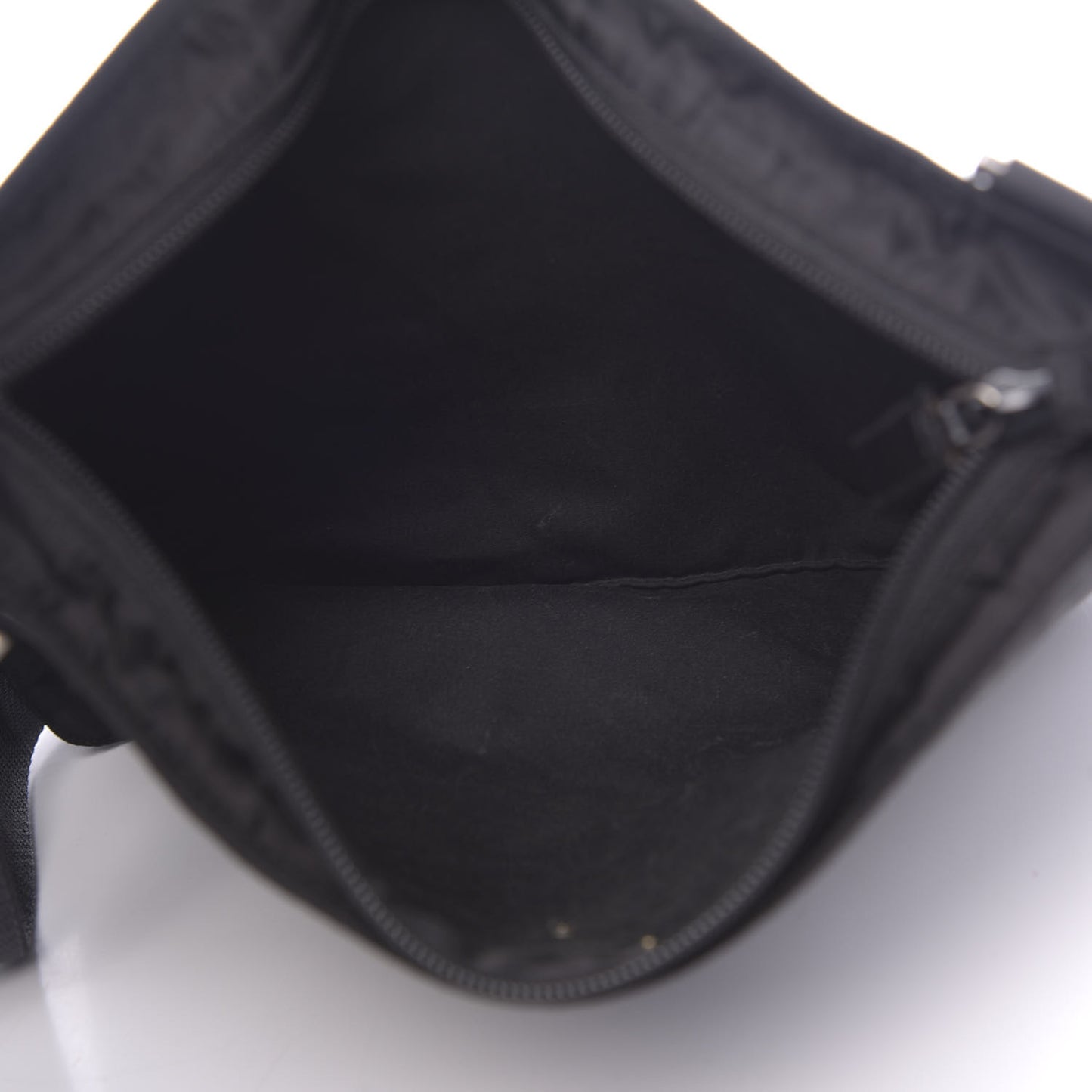 Nylon Vela Flat Messenger Bag Black