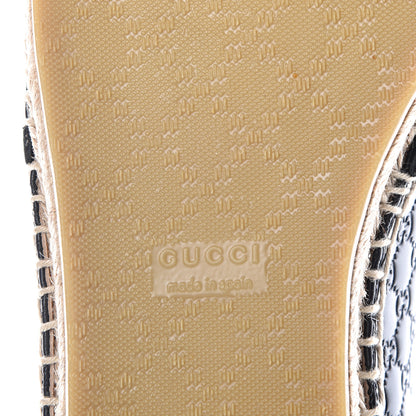 Gucci Microguccissima Signature Espadrilles 38.5 Black 9 of 11