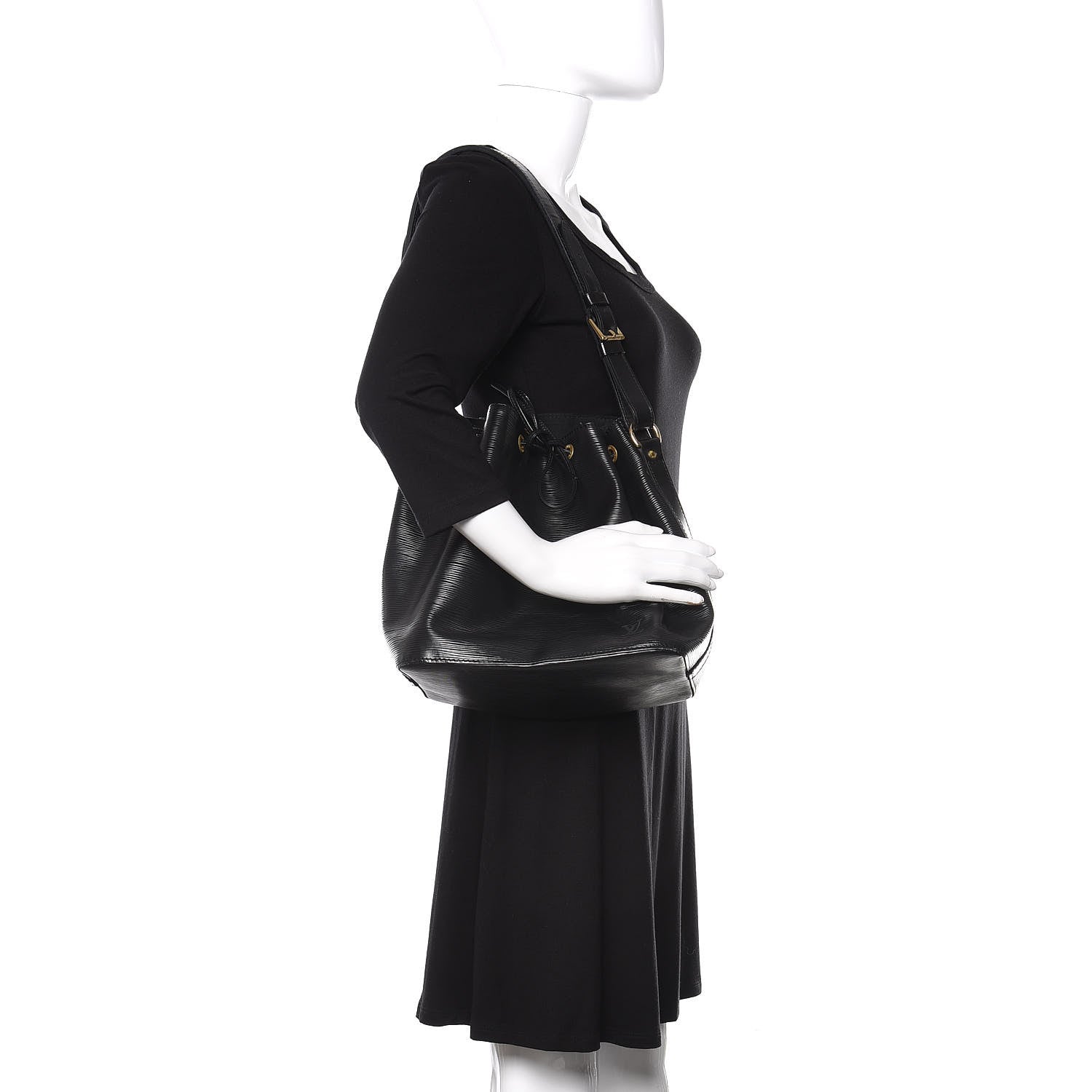 Louis Vuitton Epi Petit Noe Black 2 of 14
