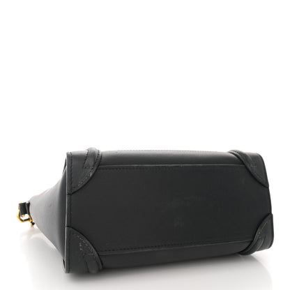 Celine Smooth Calfskin Nano Luggage Black 4 of 18