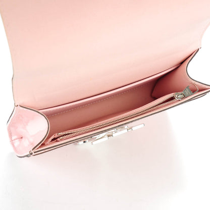 Louis Vuitton Patent Chain Louise MM Rose Ballerine 5 of 7