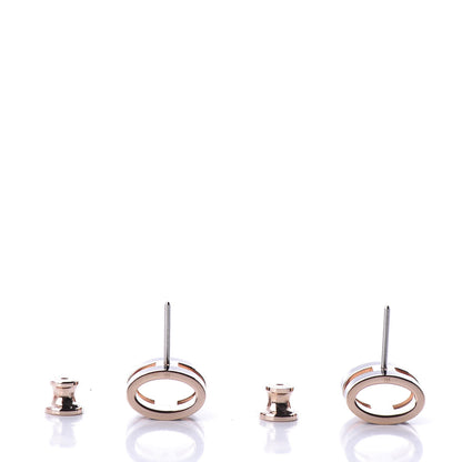 Hermes Gold Lacquered Pop H Earrings Black 4 of 7