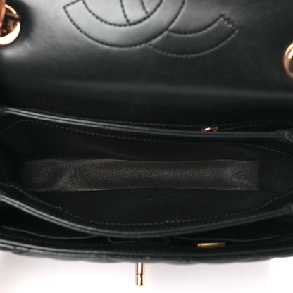 Chanel Lambskin Quilted Small Trendy CC Dual Handle Flap Bag Black 5 of 11