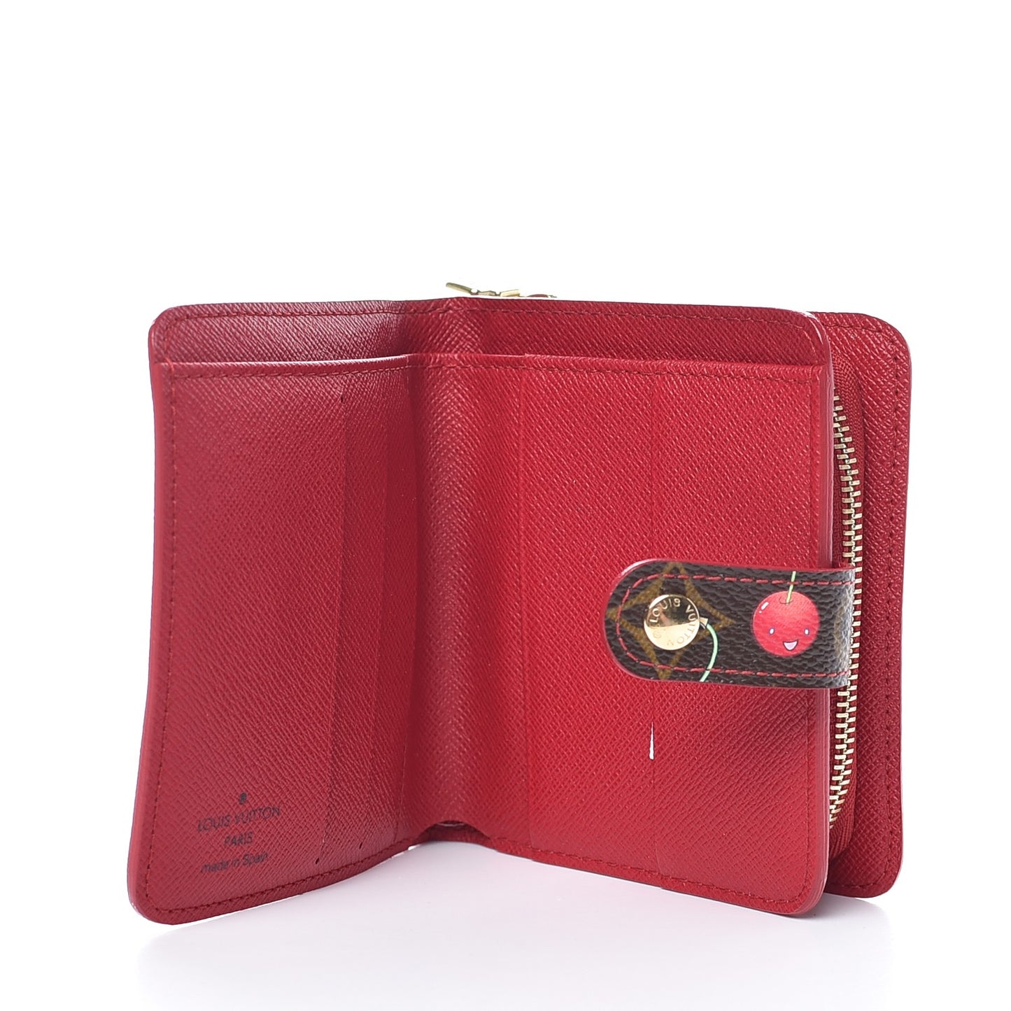 Monogram Cerises Compact Zippe Wallet
