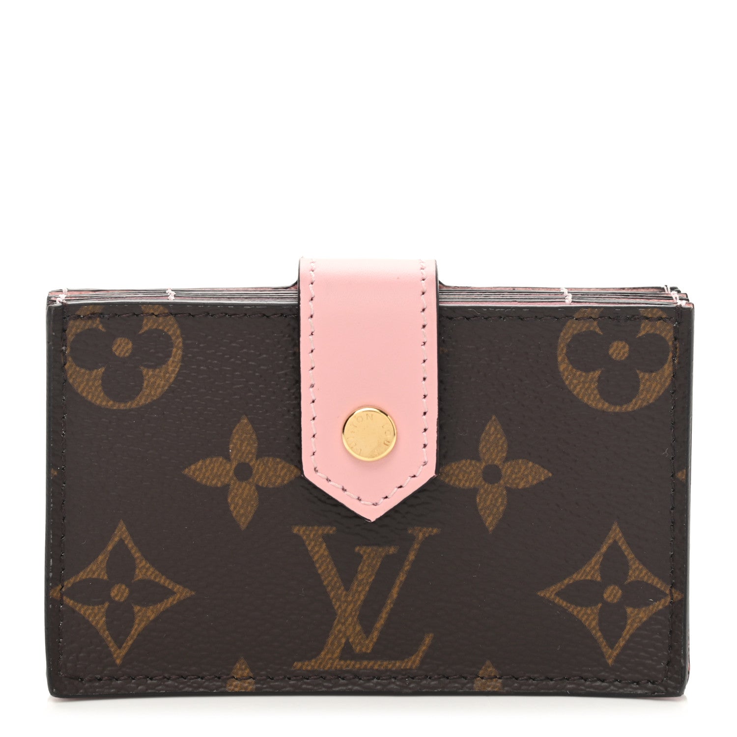 Louis Vuitton Monogram Gusset Card Holder Rose Ballerine 1 of 6