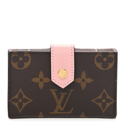 Louis Vuitton Monogram Gusset Card Holder Rose Ballerine 1 of 6
