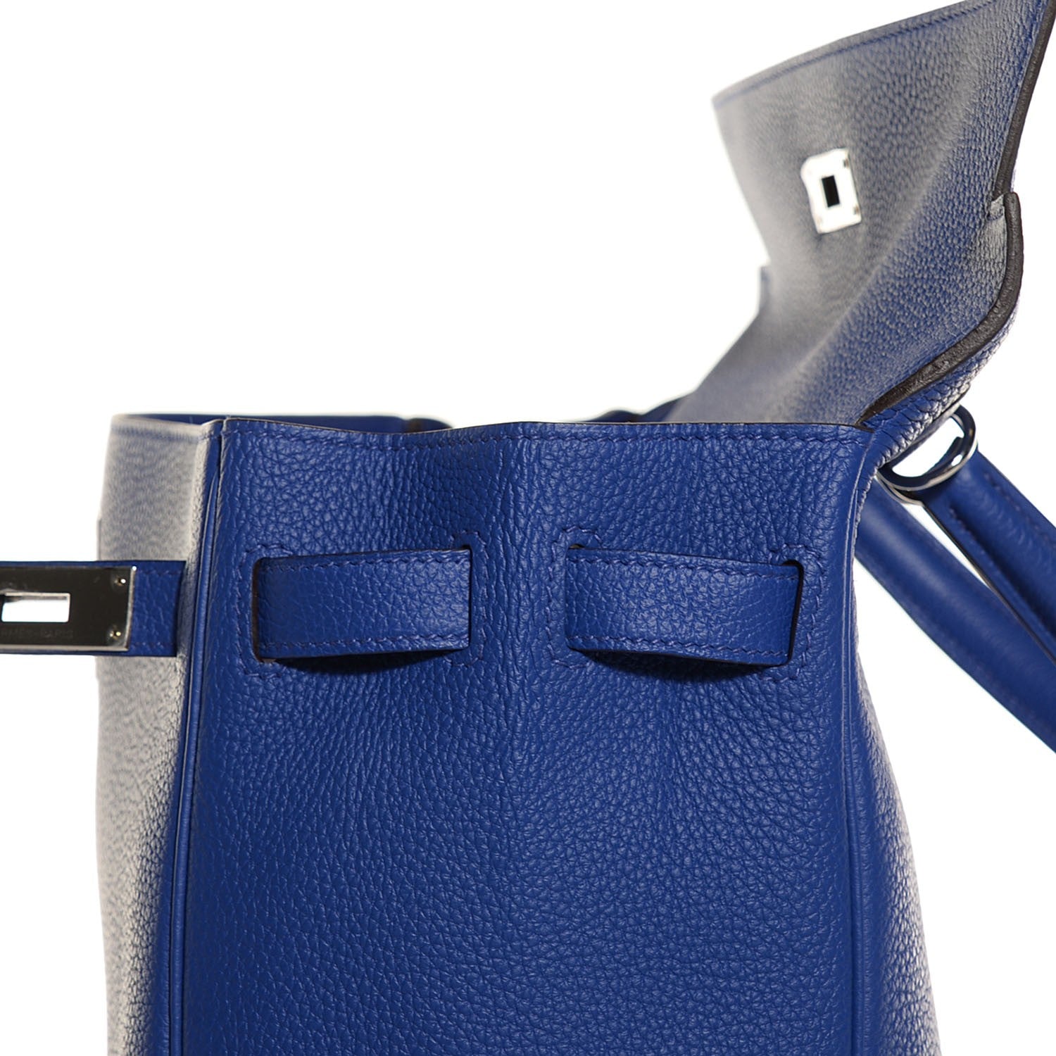 Hermes Togo Kelly Retourne 35 Bleu Electrique 17 of 28