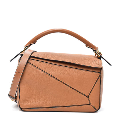 Loewe Calfskin Small Puzzle Bag Tan 1 of 10