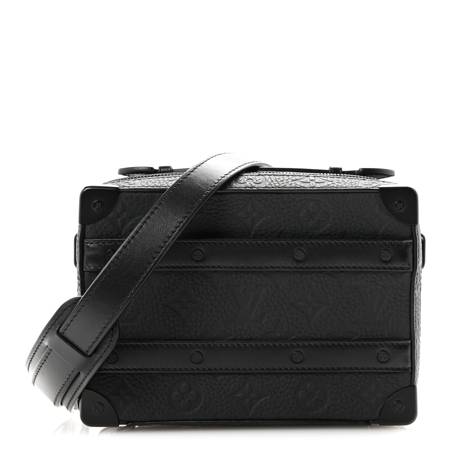 Louis Vuitton Taurillon Monogram Soft Trunk Black 1 of 10