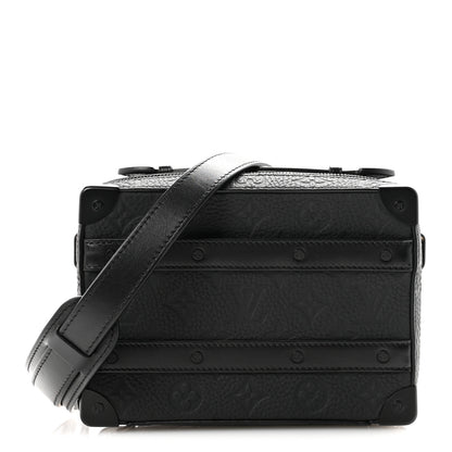 Louis Vuitton Taurillon Monogram Soft Trunk Black 1 of 10