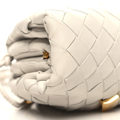 Bottega Veneta Nappa Intrecciato Studded The Mini Pouch Chalk 9 of 10