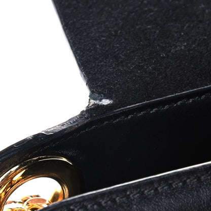 Chloe Shiny Calfskin Medium Annie Shoulder Bag Black 15 of 16