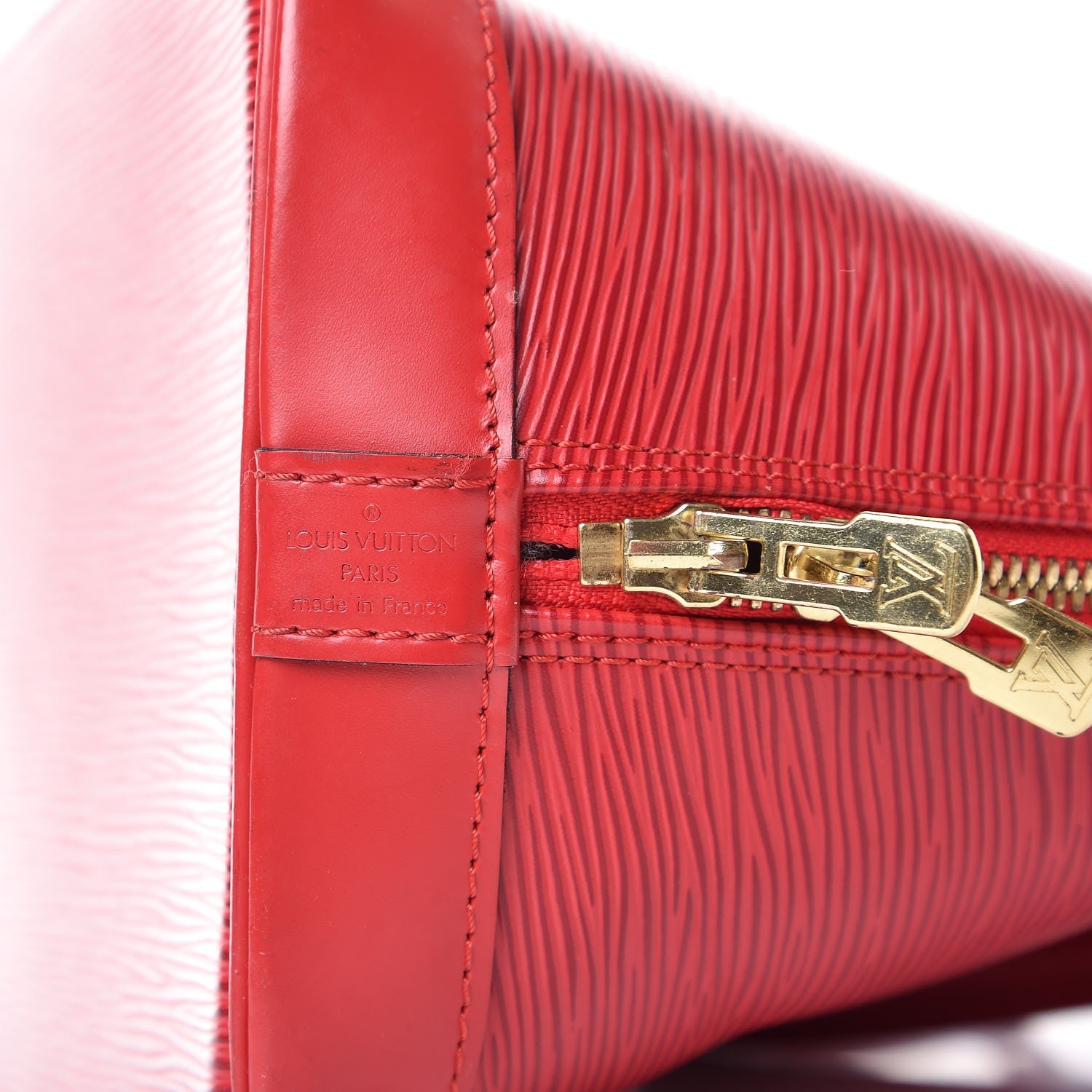 Louis Vuitton Epi Alma PM Castillan Red 7 of 9