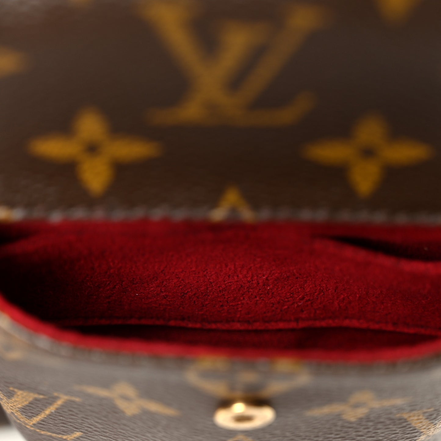 Monogram Partition Wristlet