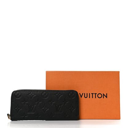 Louis Vuitton Empreinte Clemence Wallet Black 11 of 11