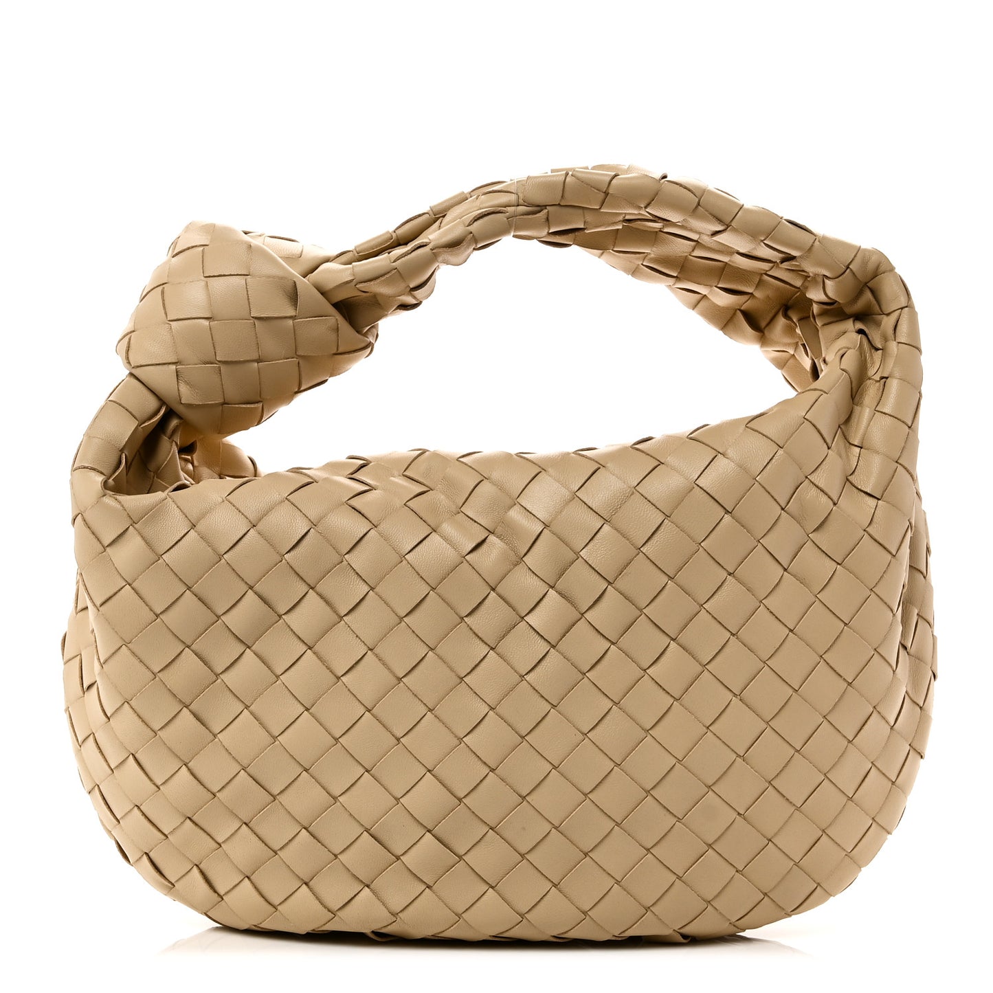Nappa Intrecciato Teen Jodie Hobo Porridge